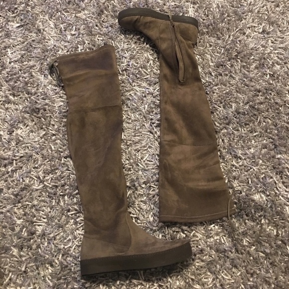 Stuart weitzman playtime suede swamp boots sz 35.5 - Picture 4 of 7